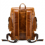 Earthen Leather Laptop Backpack, Luxury Leather