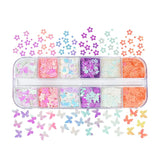 Butterfly & Flower Sequin. - 12Styles|6 Colors