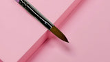 Crimped Purple Marble Brush #10 - 50% Kolinsky 50% Synthetic