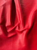 Red Natural Grain Deer-Tanned Cowhide –  Full Aniline Finish, 1.1–1.3 mm (3 oz), ~20 Sq Ft (Also Available in 10 Sq Ft)