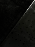 Black Star Natural Grain Chrome-Tanned Cowhide – Italian Foil Finish, 1.1–1.3 mm (3 oz), ~20 Sq Ft