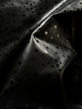 Black Star Natural Grain Chrome-Tanned Cowhide – Italian Foil Finish, 1.1–1.3 mm (3 oz), ~20 Sq Ft