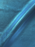 Turquoise Metallic Natural Grain Chrome-Tanned Cowhide – Metallic Foil Finish, 1.1–1.3 mm (3 oz), ~20 Sq Ft