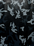 Navy Blue Camouflage Natural Grain Chrome-Tanned Cowhide – Italian Foil Finish, 1.1–1.3 mm (3 oz), ~20 Sq Ft