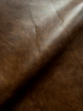 Luggage Distressed Cowhide – Chrome-Tanned Automotive and Furniture Upholstery Leather, Waxed Protective Finish, Top Grain, 1.0–1.2 mm (~3 oz), ~45 Sq Ft Whole Hide