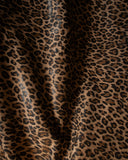 Tan Leopard Natural Grain Chrome-Tanned Nubuck Cowhide – Italian Foil Finish, 1.1–1.3 mm (3 oz), ~20 Sq Ft
