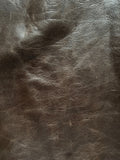 Chocolate Distressed Cowhide – Chrome-Tanned Automotive and Furniture Upholstery Leather, Waxed Protective Finish, Top Grain, 1.0–1.2 mm (~3 oz), ~45 Sq Ft Whole Hide