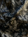 Granite Camouflage Natural Grain Chrome-Tanned Cowhide – Italian Foil Finish, 1.1–1.3 mm (3 oz), ~20 Sq Ft