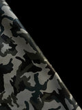 Granite Camouflage Natural Grain Chrome-Tanned Cowhide – Italian Foil Finish, 1.1–1.3 mm (3 oz), ~20 Sq Ft