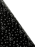 Black & White Star Natural Grain Chrome-Tanned Cowhide – Italian Foil Finish, 1.1–1.3 mm (3 oz), ~20 Sq Ft