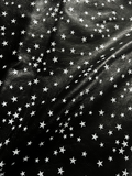 Black & White Star Natural Grain Chrome-Tanned Cowhide – Italian Foil Finish, 1.1–1.3 mm (3 oz), ~20 Sq Ft