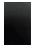 Black Smooth Italian Calf Leather: 7.5" x 12" Pre-Cut Pieces