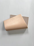Nude Smooth Italian Calf Leather: 7.5" x 12" Pre-Cut Pieces
