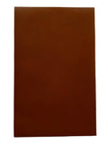 Brandy Smooth Italian Calf Leather: 7.5" x 12" Pre-Cut Pieces