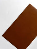 Brandy Smooth Italian Calf Leather: 7.5" x 12" Pre-Cut Pieces
