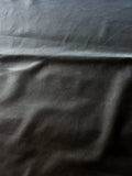 Black Garment-Weight/Lining Plongé Cowhide – Chrome-Tanned, Semi-Aniline Finish, 0.7–0.9 mm (1.75–2.25 oz), ~20 Sq Ft