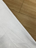 White Perforated "Mesh" Lambskin