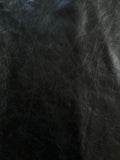 Black Pull Up Cowhide – Semi Veg-Tanned, Top Grain, Wax/Oil Finish, 1.1–1.3 mm (3 oz), ~20 Sq Ft