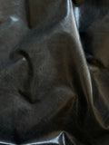 Black Pull Up Cowhide – Semi Veg-Tanned, Top Grain, Wax/Oil Finish, 1.1–1.3 mm (3 oz), ~20 Sq Ft