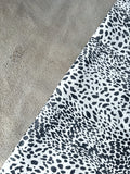 Stone Cheetah Natural Grain Chrome-Tanned Nubuck Cowhide – Italian Foil Finish, 1.1–1.3 mm (3 oz), ~20 Sq Ft