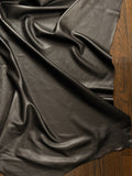 Black Natural Grain Deer-Tanned Cowhide –  Full Aniline Finish, 1.1–1.3 mm (3 oz), ~20 Sq Ft (Also Available in 10 Sq Ft)