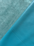 Turquoise Natural Grain Deer-Tanned Cowhide –  Full Aniline Finish, 1.1–1.3 mm (3 oz), ~20 Sq Ft