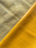 Yellow Italian Nappa Lambskin – Chrome-Tanned, Semi-Aniline Finish, 0.8–0.9 mm (2 oz), ~7 - 10 Sq Ft