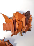 Brown Full Grain Leather Scraps & Remnants – Sold by the Pound