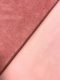 Pink Natural Grain Deer-Tanned Cowhide –  Full Aniline Finish, 1.1–1.3 mm (3 oz), ~20 Sq Ft