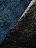 Navy Metallic Natural Grain Chrome-Tanned Cowhide – Metallic Foil Finish, 1.1–1.3 mm (3 oz), ~20 Sq Ft