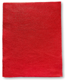 Red Metallic Natural Grain Chrome-Tanned Cowhide – Metallic Foil Finish, 1.1–1.3 mm (3 oz), Pre-Cut Leather Sheets (8.5" × 11")