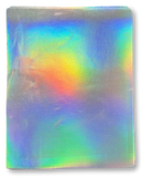 Silver Iridescent Leather: 8.5'' X 11'' Pre-Cut Pieces