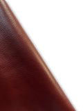Burgundy Natural Grain Deer-Tanned Cowhide –  Full Aniline Finish, 1.1–1.3 mm (3 oz), ~20 Sq Ft