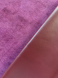 Burgundy Natural Grain Deer-Tanned Cowhide –  Full Aniline Finish, 1.1–1.3 mm (3 oz), ~20 Sq Ft