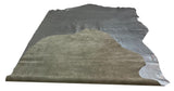 Gunmetal Metallic Natural Grain Chrome-Tanned Cowhide – Metallic Foil Finish, 1.1–1.3 mm (3 oz), ~20 Sq Ft