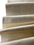 Platinum Metallic Natural Grain Chrome-Tanned Cowhide – Metallic Foil Finish, 1.1–1.3 mm (3 oz), ~20 Sq Ft