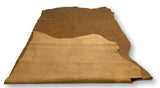 Tan Pull Up Cowhide – Semi Veg-Tanned, Top Grain, Wax/Oil Finish, 1.1–1.3 mm (3 oz), ~20 Sq Ft