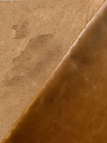 Tan Pull Up Cowhide – Semi Veg-Tanned, Top Grain, Wax/Oil Finish, 1.1–1.3 mm (3 oz), ~20 Sq Ft