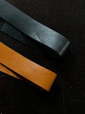 Cowhide Leather Strips (1.5" Wide) – Smooth Finish, Chrome-Tanned, Sold by the Foot