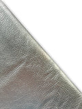 Metallic Natural Grain Chrome-Tanned Cowhide – Metallic Foil Finish, 1.1–1.3 mm (3 oz), ~20 Sq Ft
