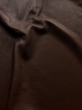 Chocolate Brown Premium Upholstery Cowhide – Chrome-Tanned Automotive and Furniture Leather, Full Aniline Finish, Naturally Pebbled Top Grain, 1.3–1.5 mm (~4 oz), ~50 Sq Ft Whole Hide