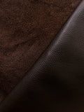 Chocolate Brown Premium Upholstery Cowhide – Chrome-Tanned Automotive and Furniture Leather, Full Aniline Finish, Naturally Pebbled Top Grain, 1.3–1.5 mm (~4 oz), ~50 Sq Ft Whole Hide