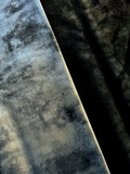 Black/Graphite Distressed Metallic Nubuck Cowhide – Full Grain, Chrome-Tanned, Italian Foil Finish, 1.1–1.3 mm (3 oz), ~20 Sq Ft