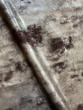 Dark Brown/Gold Distressed Metallic Nubuck Cowhide – Full Grain, Chrome-Tanned, Italian Foil Finish, 1.1–1.3 mm (3 oz), ~20 Sq Ft