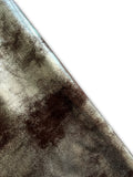 Dark Brown/Gold Distressed Metallic Nubuck Cowhide – Full Grain, Chrome-Tanned, Italian Foil Finish, 1.1–1.3 mm (3 oz), ~20 Sq Ft