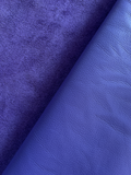 Violet Natural Grain Deer-Tanned Cowhide –  Full Aniline Finish, 1.1–1.3 mm (3 oz), ~20 Sq Ft