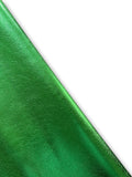 Emerald Green Metallic Natural Grain Chrome-Tanned Cowhide – Metallic Foil Finish, 1.1–1.3 mm (3 oz), ~20 Sq Ft