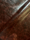 Merlot Distressed Cowhide – Chrome-Tanned Automotive and Furniture Upholstery Leather, Waxed Protective Finish, Top Grain, 1.0–1.2 mm (~3 oz), ~45 Sq Ft Whole Hide