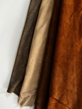 Chocolate Brown Cow Suede – Double Butt, 1.1–1.3 mm (3 oz), ~14 Sq Ft