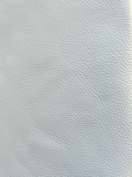White Premium Upholstery Cowhide – Chrome-Tanned Automotive and Furniture Leather, Full Aniline Finish, Naturally Pebbled Top Grain, 1.3–1.5 mm (~4 oz), ~50 Sq Ft Whole Hide